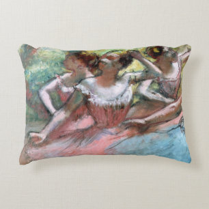 Edgar Degas   Four ballerinas on the stage Decorative Cushion