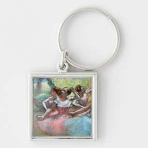 Edgar Degas   Four ballerinas on the stage Key Ring
