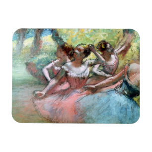 Edgar Degas   Four ballerinas on the stage Magnet