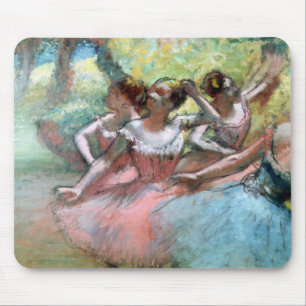 Edgar Degas   Four ballerinas on the stage Mouse Pad