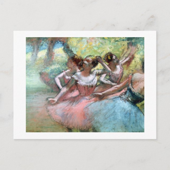 Edgar Degas | Four ballerinas on the stage Postcard (Front)