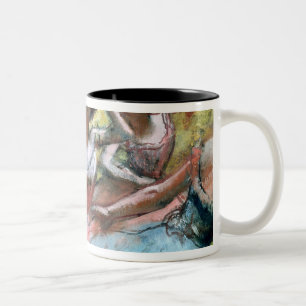 Edgar Degas Four ballerinas on the stage Two-Tone Coffee Mug