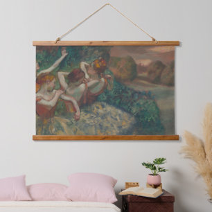 Edgar Degas Four Dancers Old Famous Art Wall Hanging Tapestry