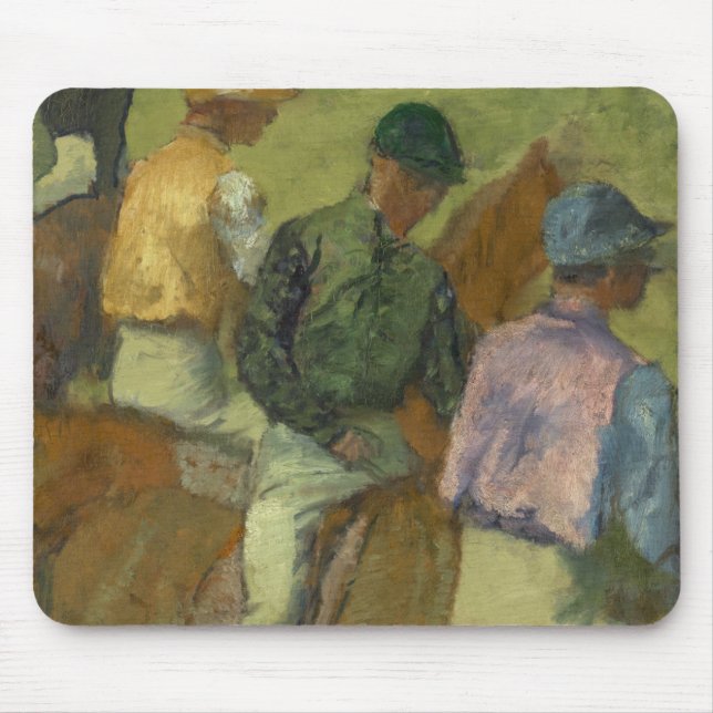 Edgar Degas | Four Jockeys Mouse Pad (Front)