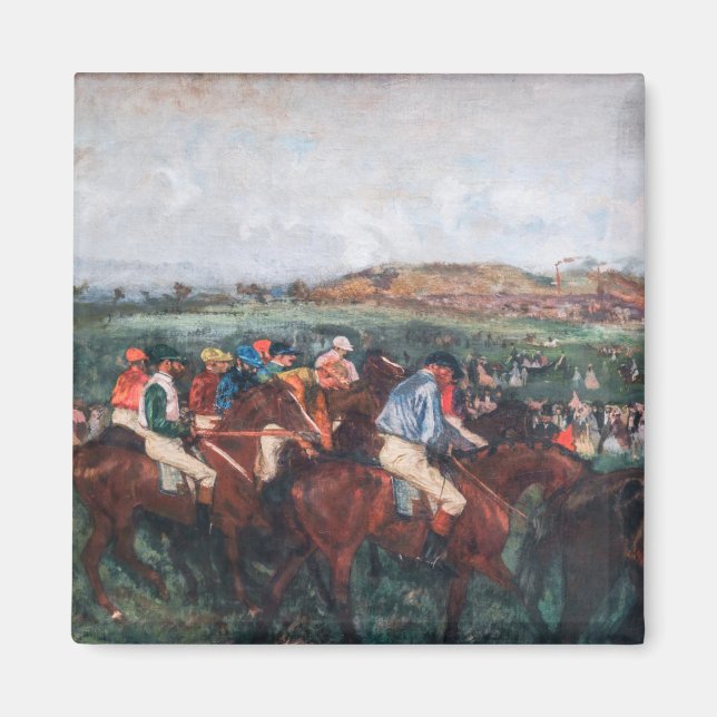 Edgar Degas - Gentlemen Race Magnet (Front)