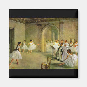 Edgar Degas - Hall of the Opera Ballet in the Rue Magnet