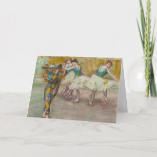 Edgar Degas - Harlequin Dance Card