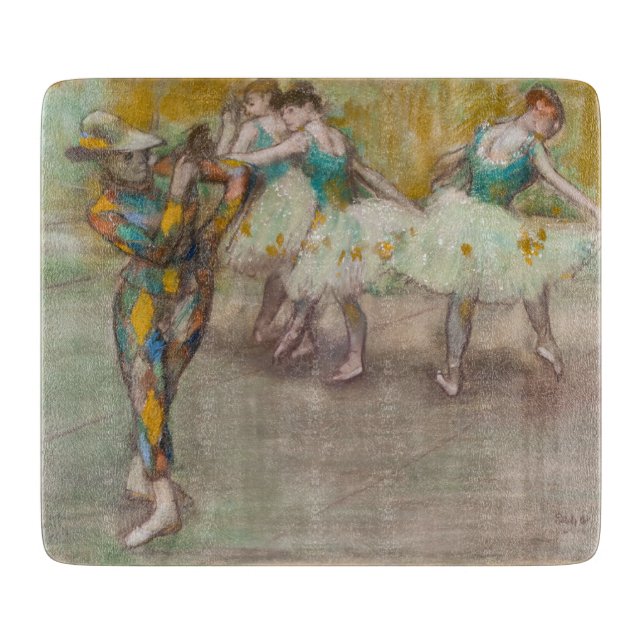 Edgar Degas - Harlequin Dance Cutting Board (Front)