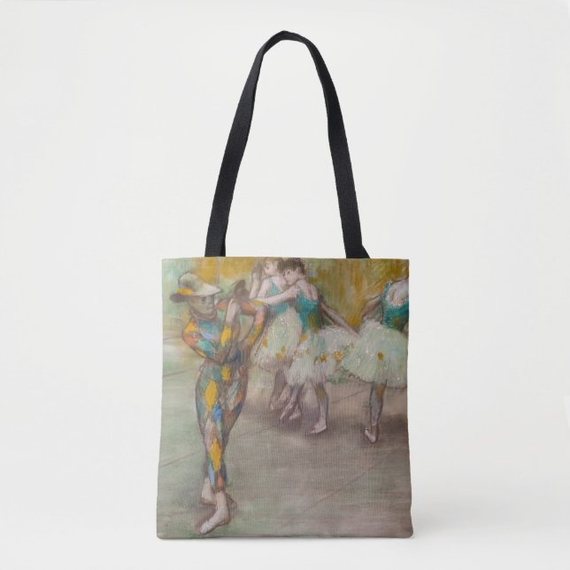 Edgar Degas - Harlequin Dance Tote Bag (Front)
