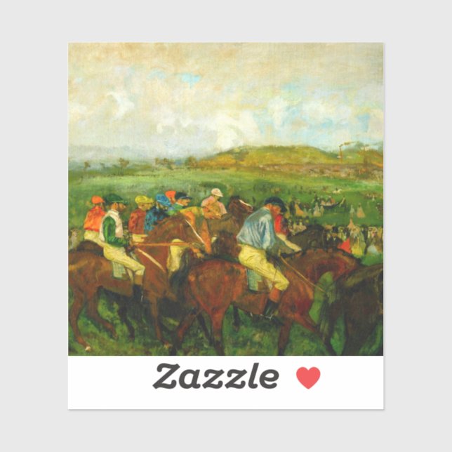 Edgar Degas Horseback Riding (Sheet)