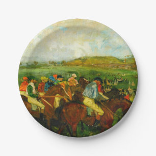 Edgar Degas Horseback Riding Paper Plate
