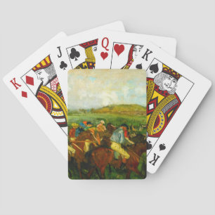 Edgar Degas Horseback Riding Playing Cards