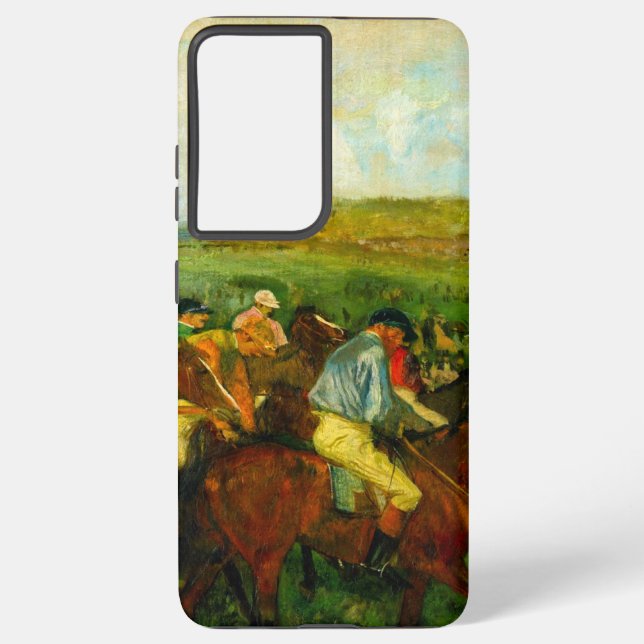 Edgar Degas Horseback Riding Samsung Galaxy S21 Ultra Case (Back)