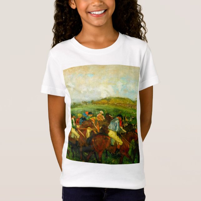 Edgar Degas Horseback Riding T-Shirt (Front)