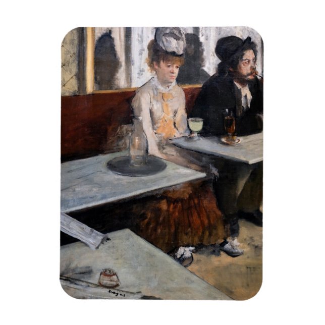 Edgar Degas - In a Cafe / The Absinthe Magnet (Vertical)