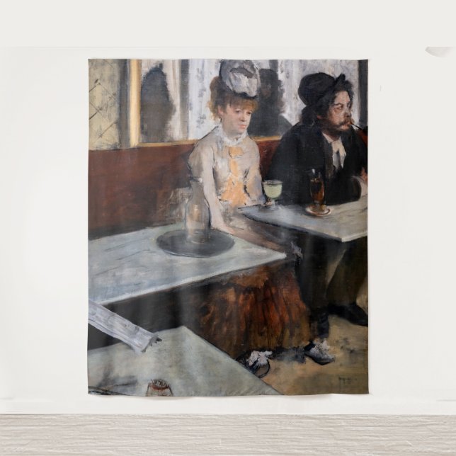 Edgar Degas - In a Cafe / The Absinthe Tapestry (Front)