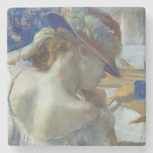 Edgar Degas   In Front of the Mirror, 1889 Stone Coaster