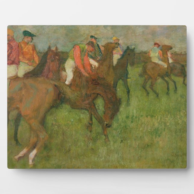 Edgar Degas | Jockeys, 1886-90 Plaque (Front)