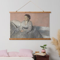 Edgar Degas Madam Rene Impressionism Art Wood Wall