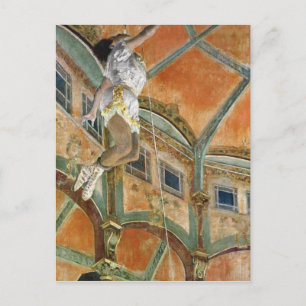 Edgar Degas Miss La la at the Cirque Fernando Postcard