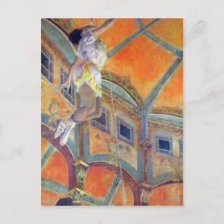 Edgar Degas - Miss Lala in Circus Fernando Postcard