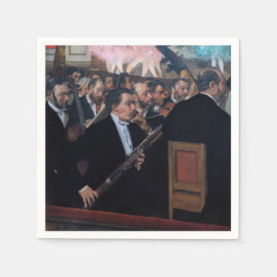 Edgar Degas - Orchestra at the Opera Napkin