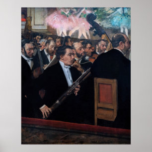 Edgar Degas - Orchestra at the Opera Poster