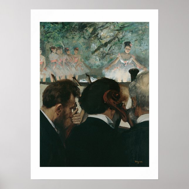 Edgar Degas | Orchestra Musicians Poster (Front)