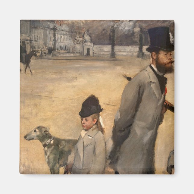 Edgar Degas | Place de la Concorde, 1875 Magnet (Front)