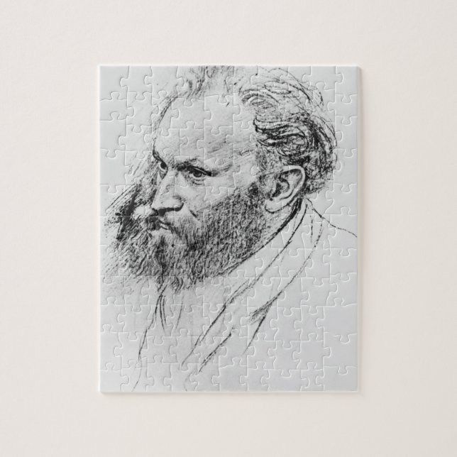 Edgar Degas | Portrait of Edouard Manet  Jigsaw Puzzle (Vertical)