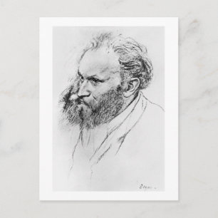 Edgar Degas Portrait of Edouard Manet Postcard