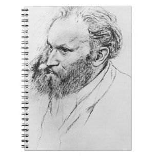 Edgar Degas Portrait of Edouard Manet Spiral Notebook