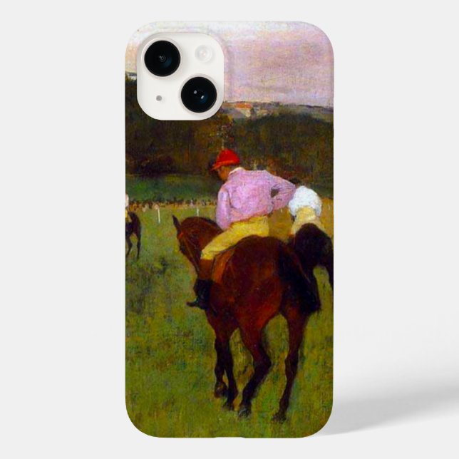 Edgar Degas Race Horses at Longchamp Case-Mate iPhone Case (Back)