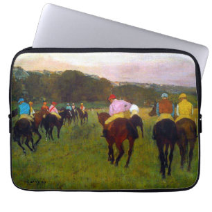 Edgar Degas Race Horses at Longchamp Laptop Sleeve