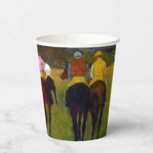 Edgar Degas Race Horses at Longchamp Paper Cups