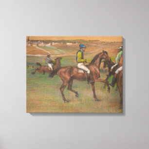 Edgar Degas - Race Horses Canvas Print