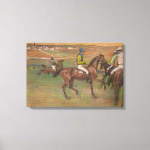 Edgar Degas - Race Horses Canvas Print