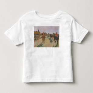 Edgar Degas Race Horses in front of the Stands Toddler T-Shirt