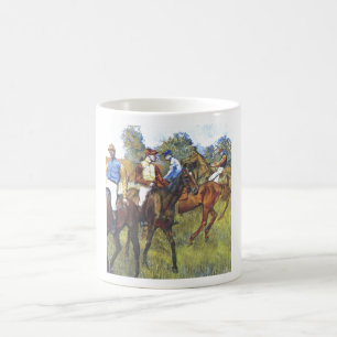 Edgar Degas - Race Horses Jockey Trees Rennpferde Coffee Mug