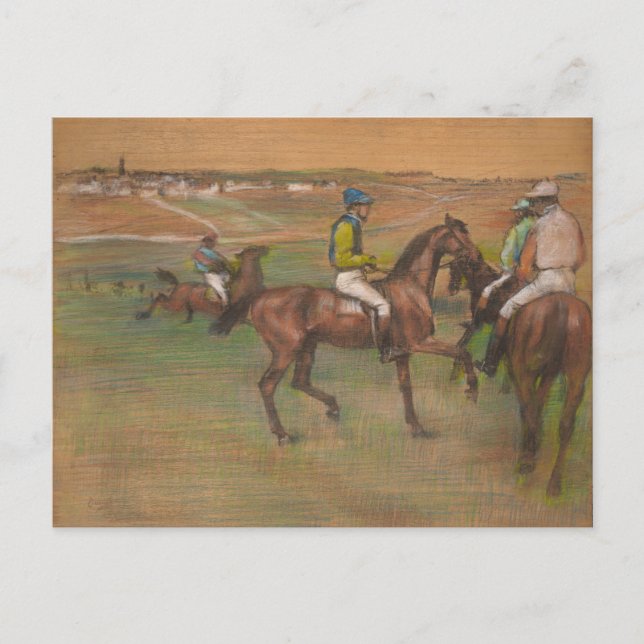Edgar Degas - Race Horses Postcard (Front)