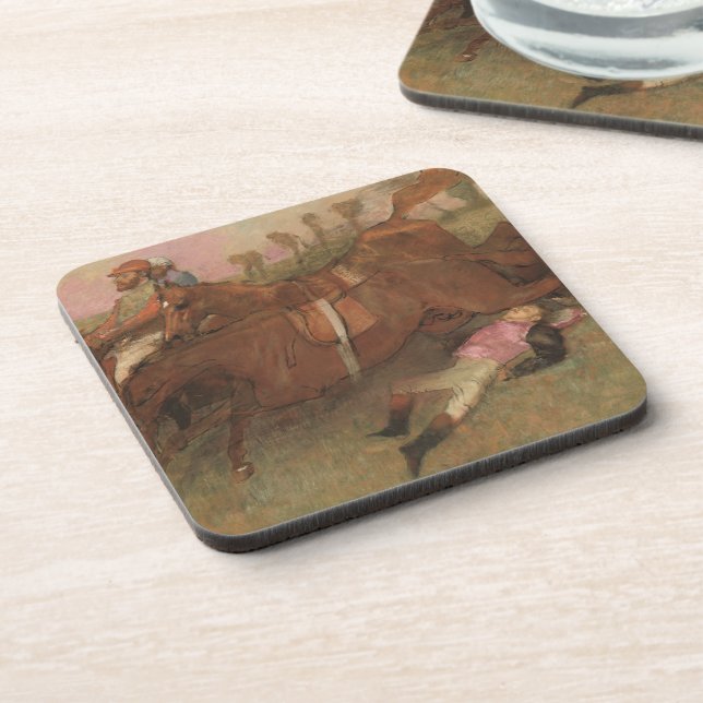 Edgar Degas | Scene from the Steeplechase Coaster (Left Side)