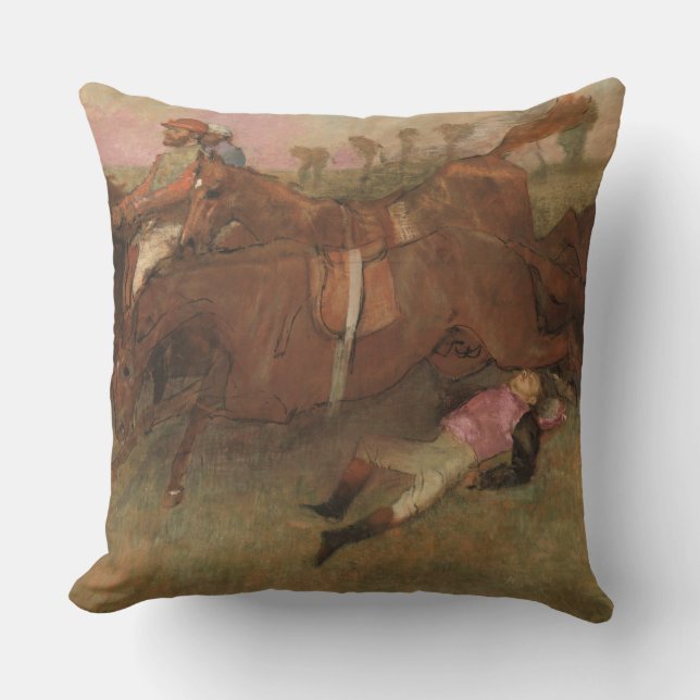 Edgar Degas | Scene from the Steeplechase Cushion (Front)