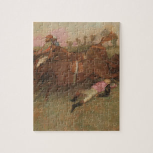 Edgar Degas Scene from the Steeplechase Jigsaw Puzzle