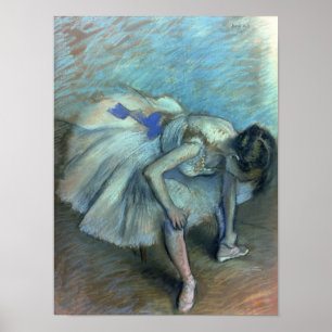Edgar Degas   Seated Dancer, c.1881-83 Poster