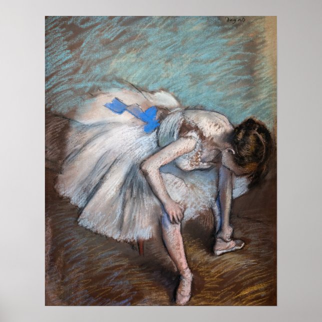 Edgar Degas - Seated Dancer Poster (Front)