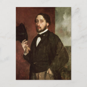 Edgar Degas Self portrait, c.1862 Postcard