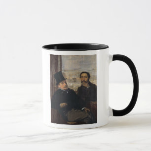 Edgar Degas   Self Portrait w Evariste de Valernes Mug