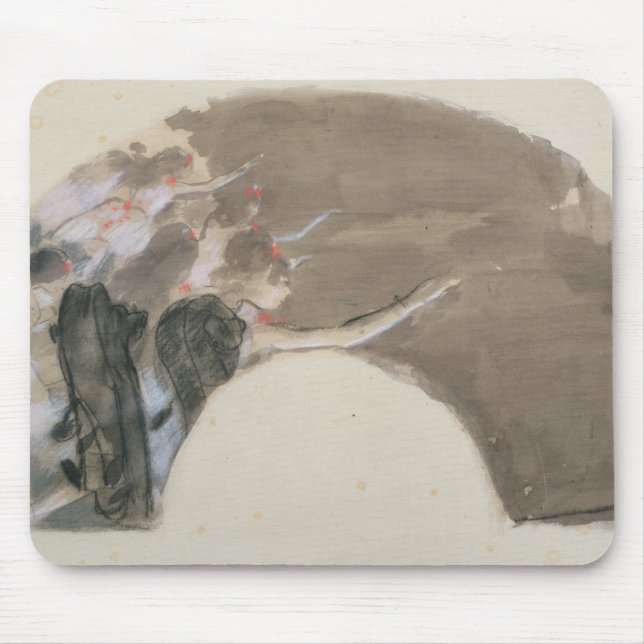 Edgar Degas | Sketch for a fan, c.1879 Mouse Pad (Front)