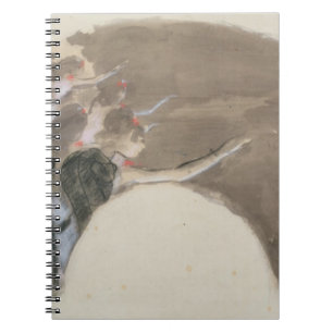 Edgar Degas Sketch for a fan, c.1879 Spiral Notebook