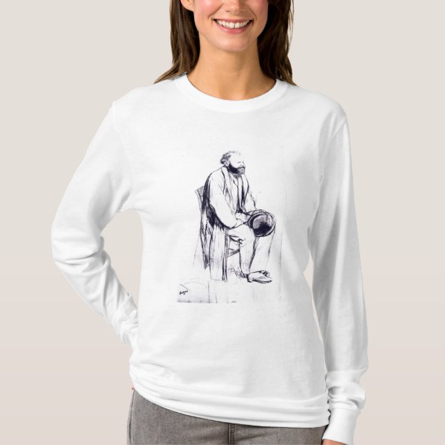 Edgar Degas | Study for a portrait of Manet T-Shirt (Front)